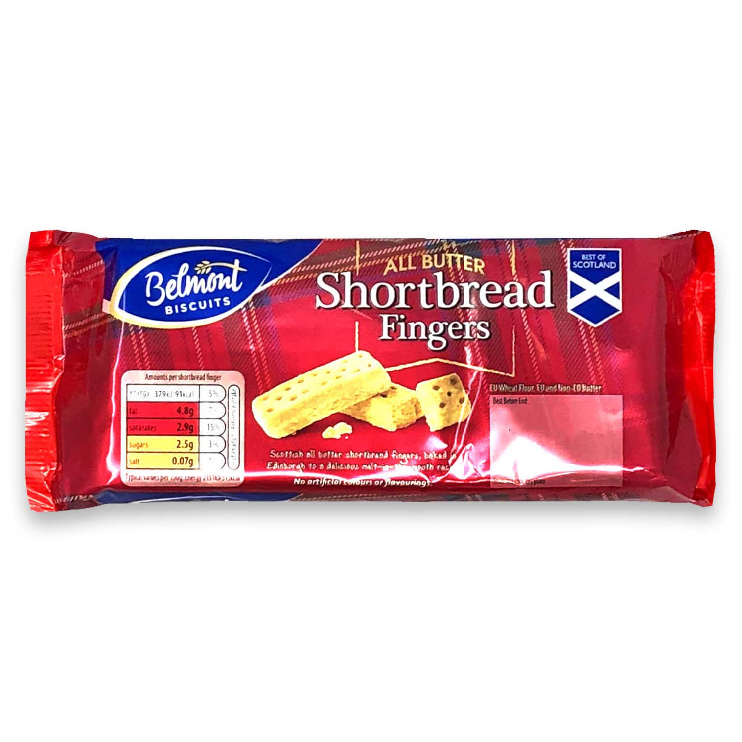 All Butter Shortbread Fingers 210g Belmont Aldiie 7782