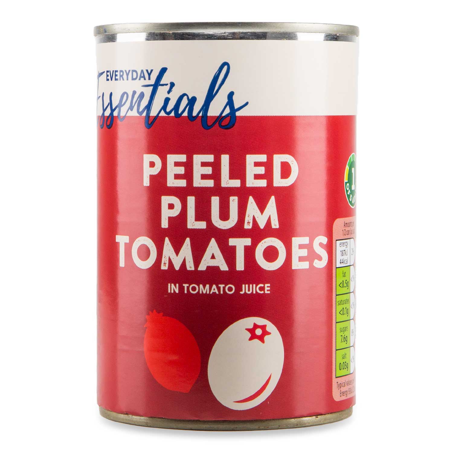 Peeled Plum Tomatoes In Tomato Juice 400g Everyday Essentials Aldiie