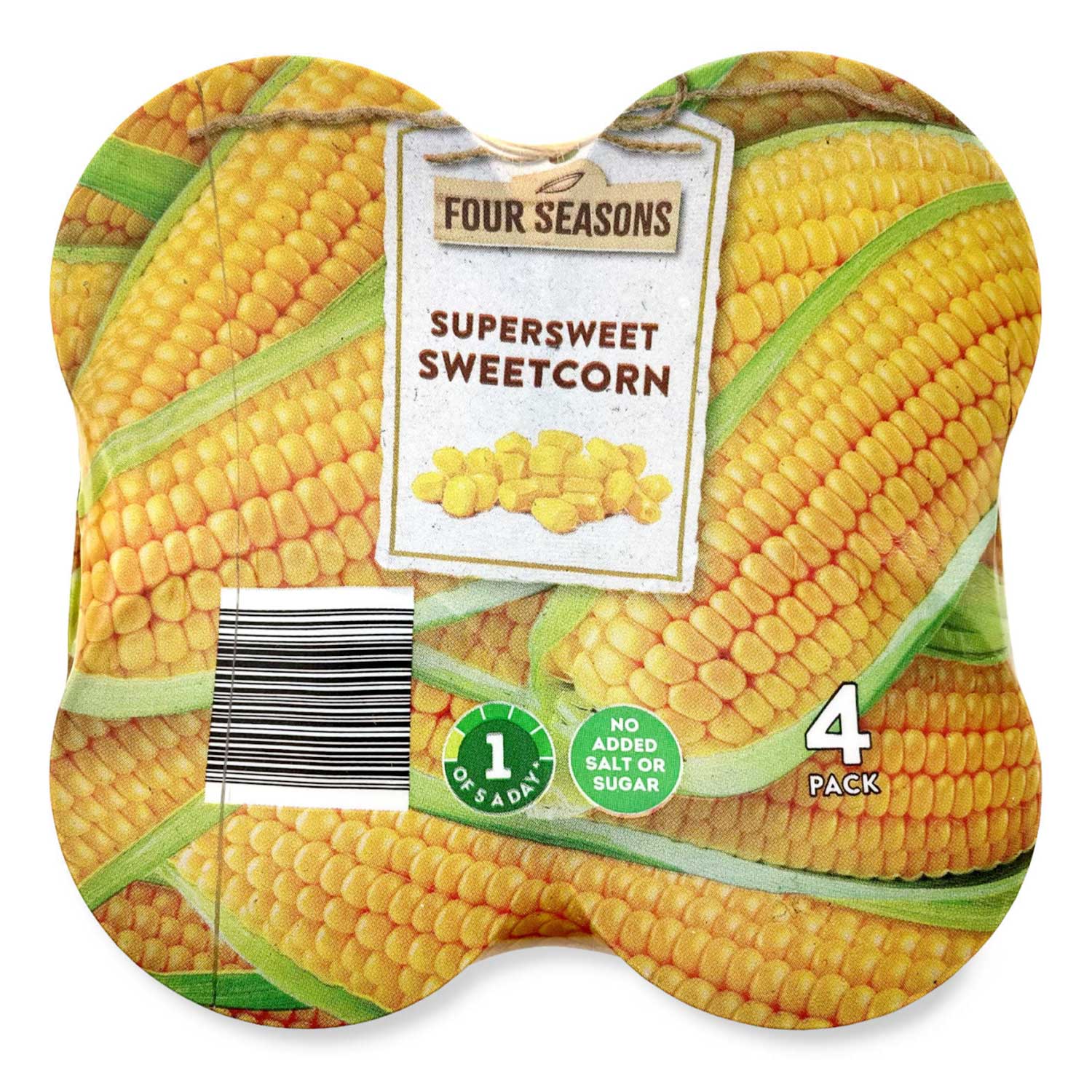 Supersweet Sweetcorn 165g ( Drained) Four Seasons