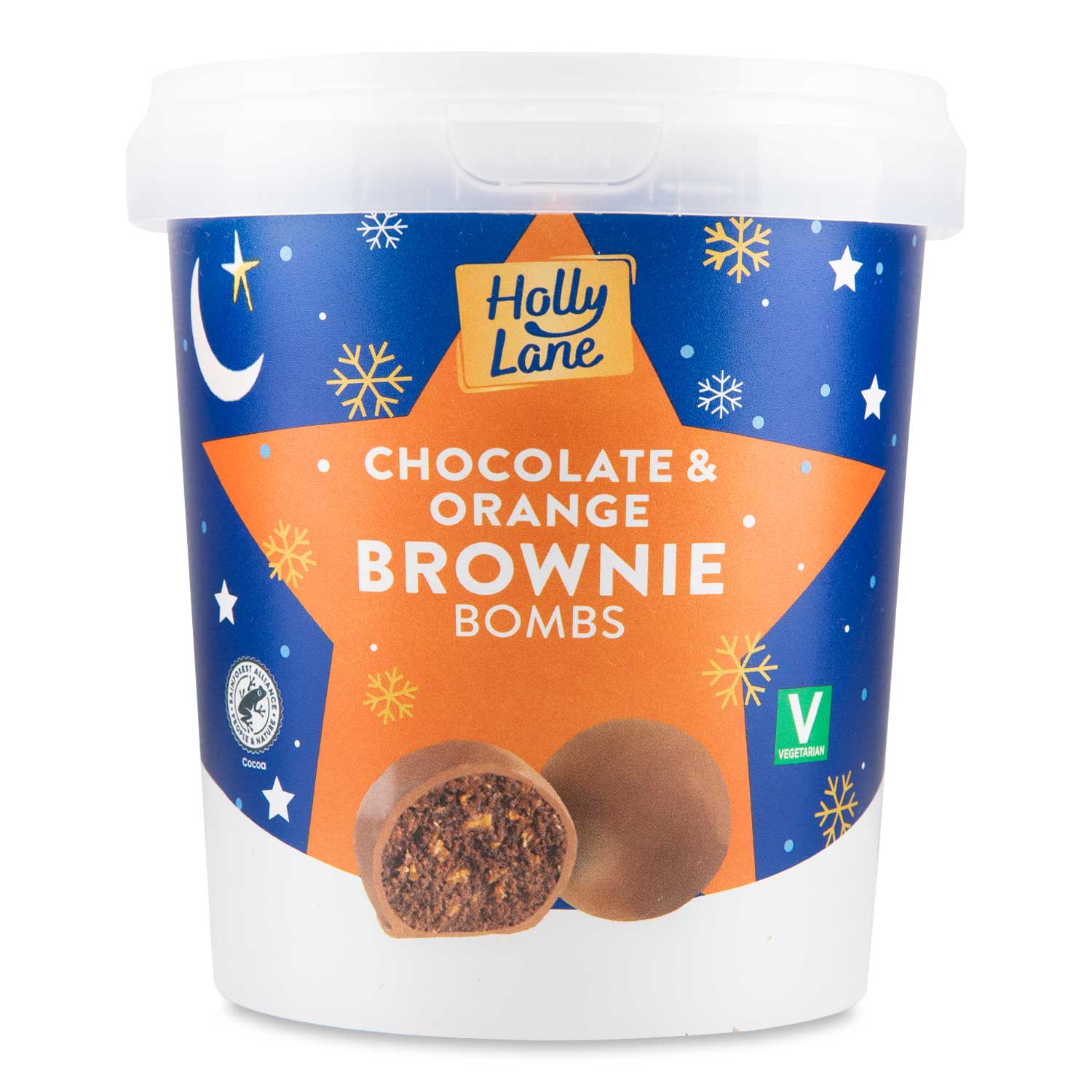 Chocolate & Orange Brownie Bombs 275g Holly Lane