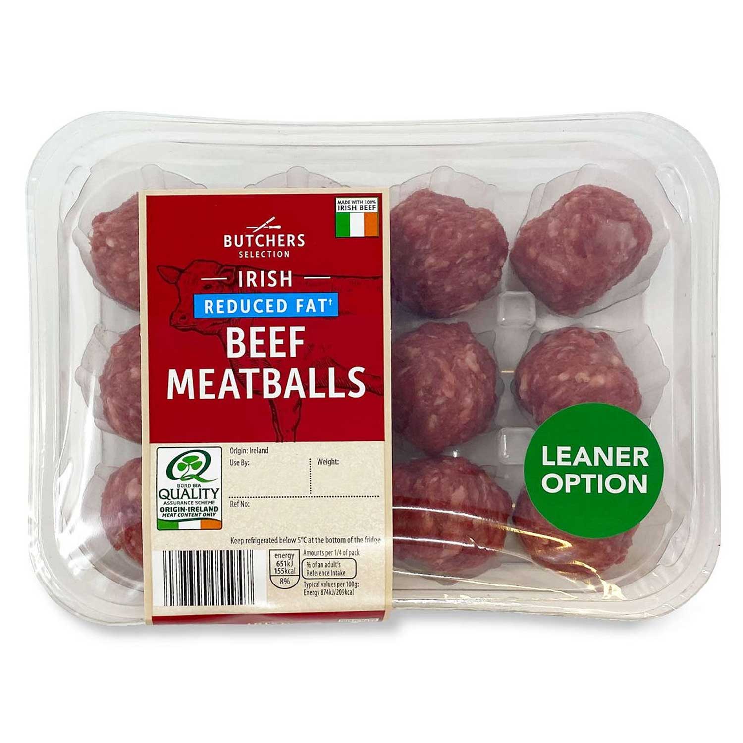 Reduced Fat Irish Beef Meatballs 360g Butchers Selection Aldi Ie