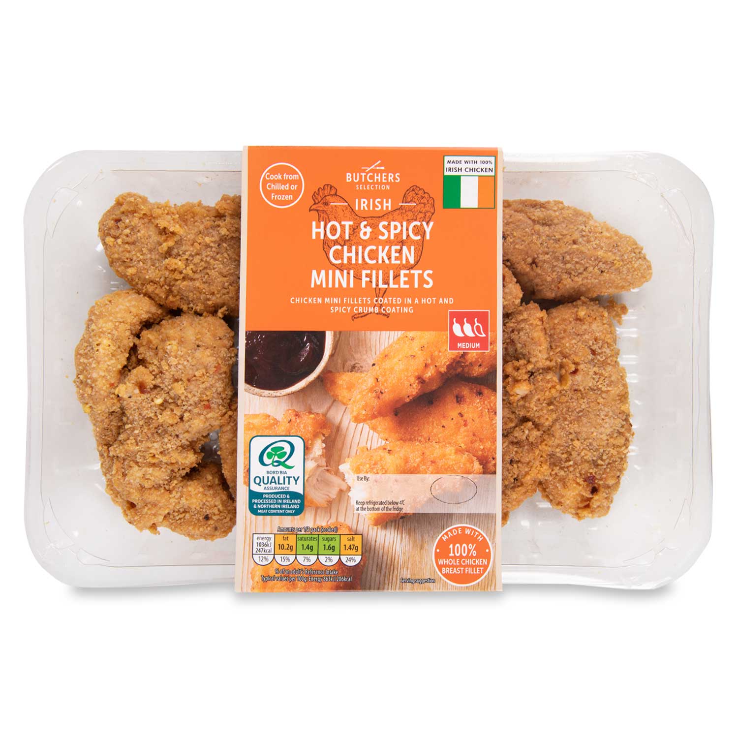 Hot & Spicy Chicken Mini Fillets 360g Butcher's Selection