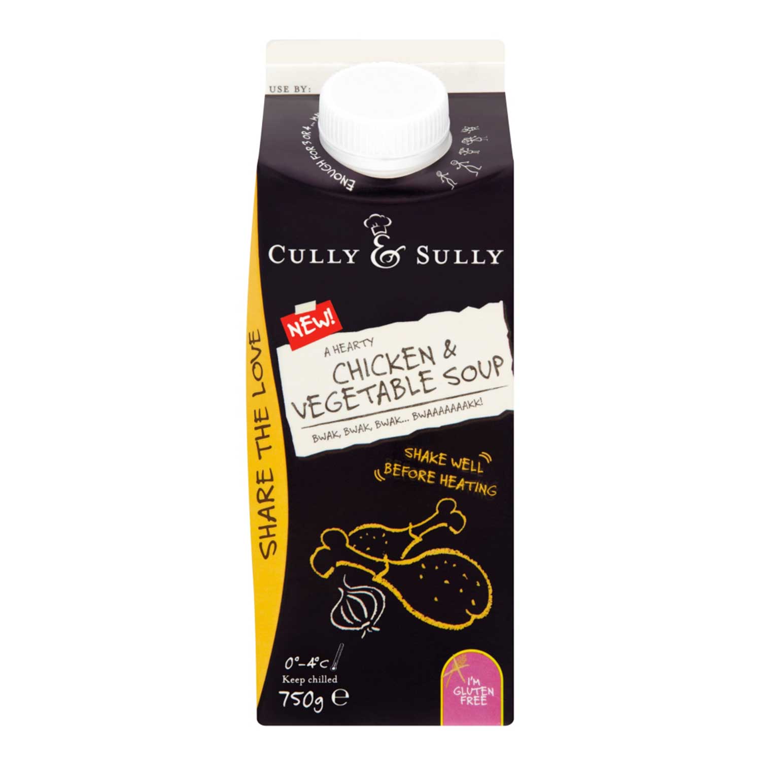 A Hearty Chicken & Vegetable Soup 750g Cully & Sully ALDI.IE