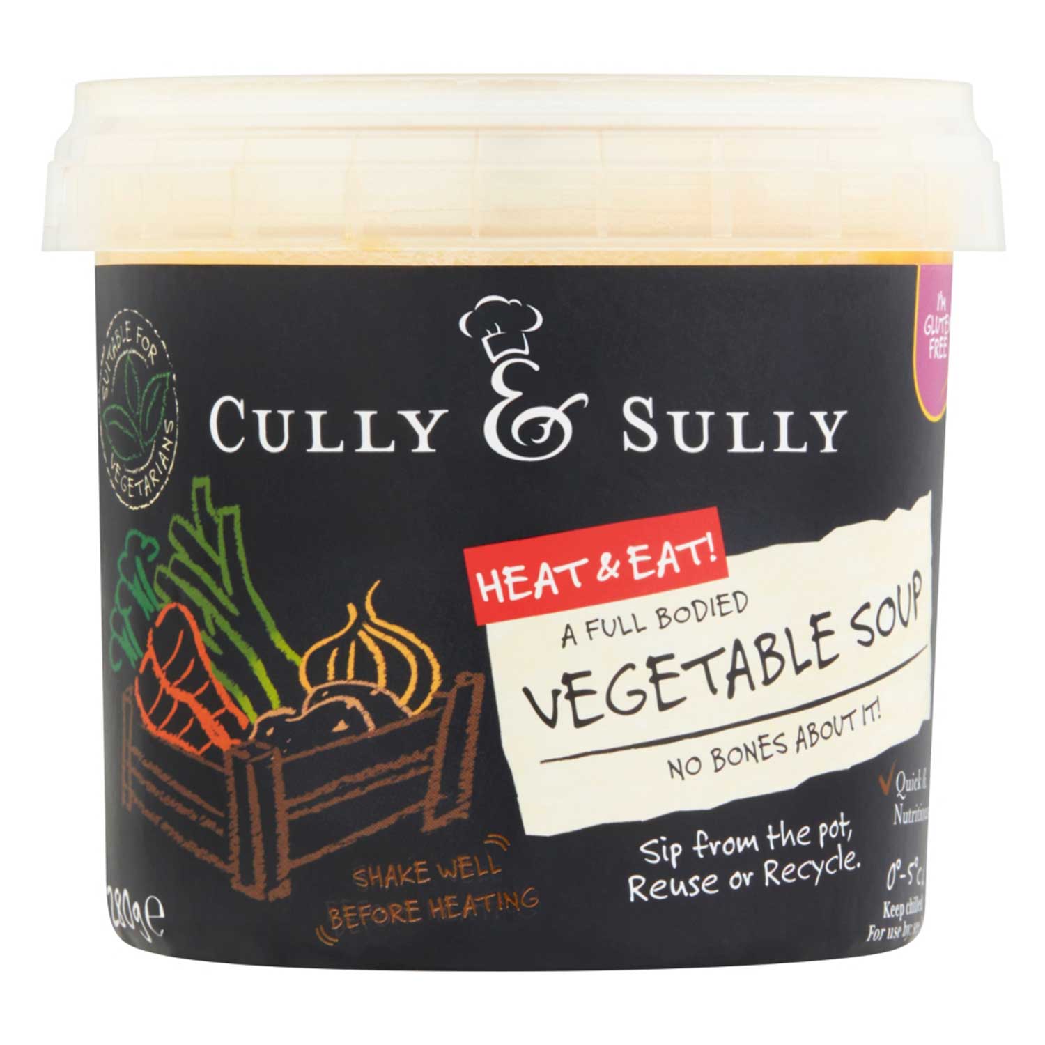 A Full Bodied Vegetable Soup 280g Cully & Sully