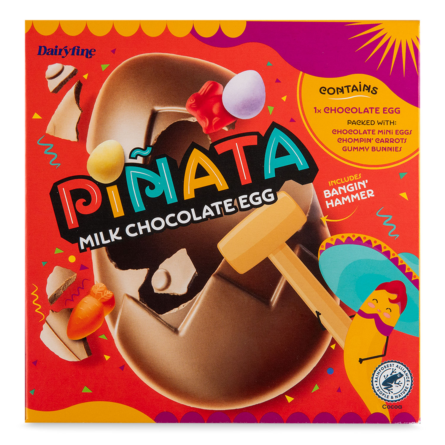 Piñata Milk Chocolate Egg 300g Dairyfine