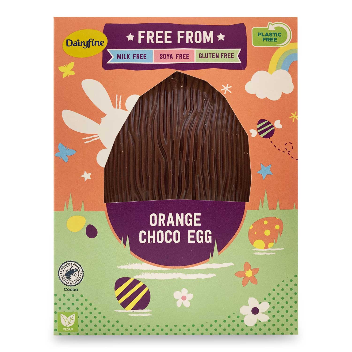 Orange Choco Egg With Buttons 115g Dairyfine | ALDI.IE