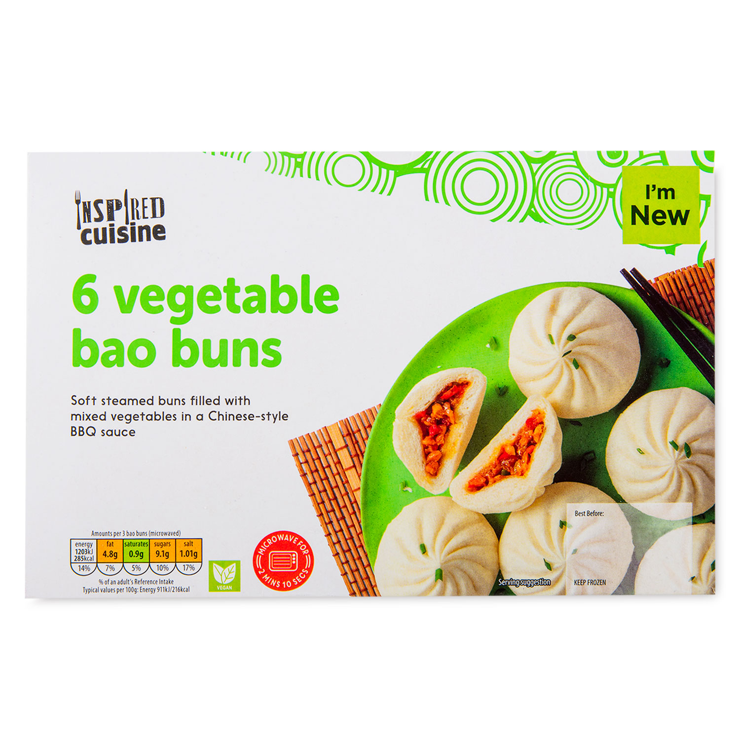 Vegetable Bao Buns 270g 6 Pack Inspired Cuisine | ALDI.IE