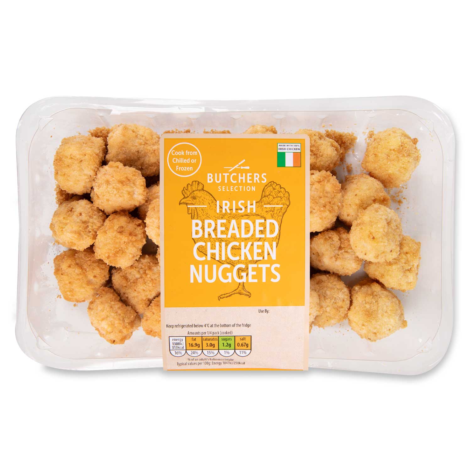 Irish Breaded Chicken Nuggets 500g Butcher's Selection ALDI.IE