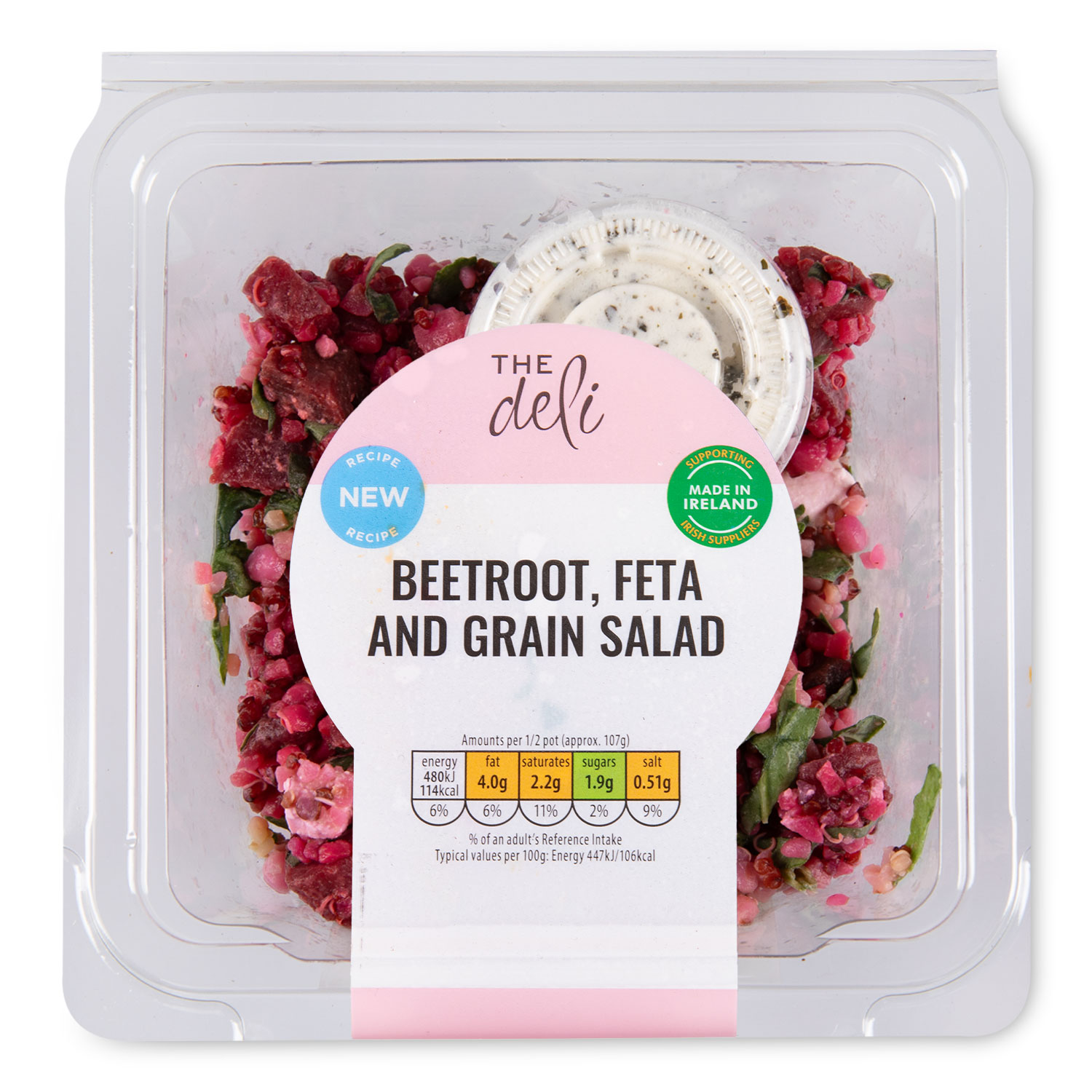 Buckwheat, Beetroot & Feta Salad 215g The Deli