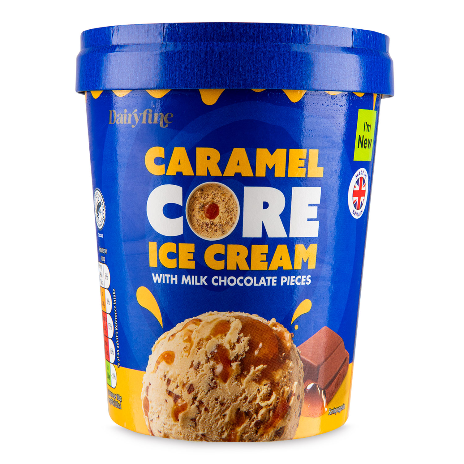 Caramel Core Ice Cream 480ml Dairyfine | ALDI.IE