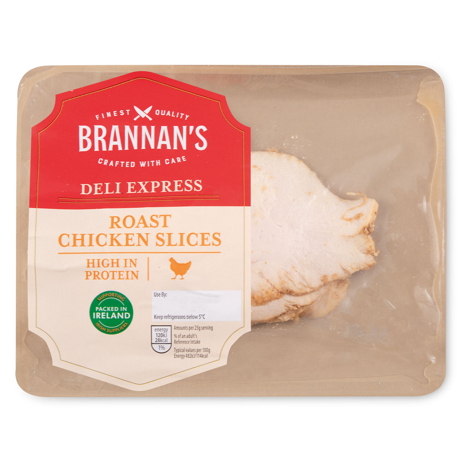 Deli Express Roasted Chicken Slices 150g Brannan's