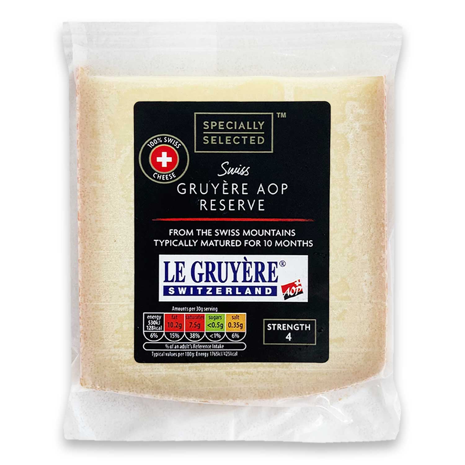 Swiss Le Gruyère Aop Reserve 150g Specially Selected Aldiie 