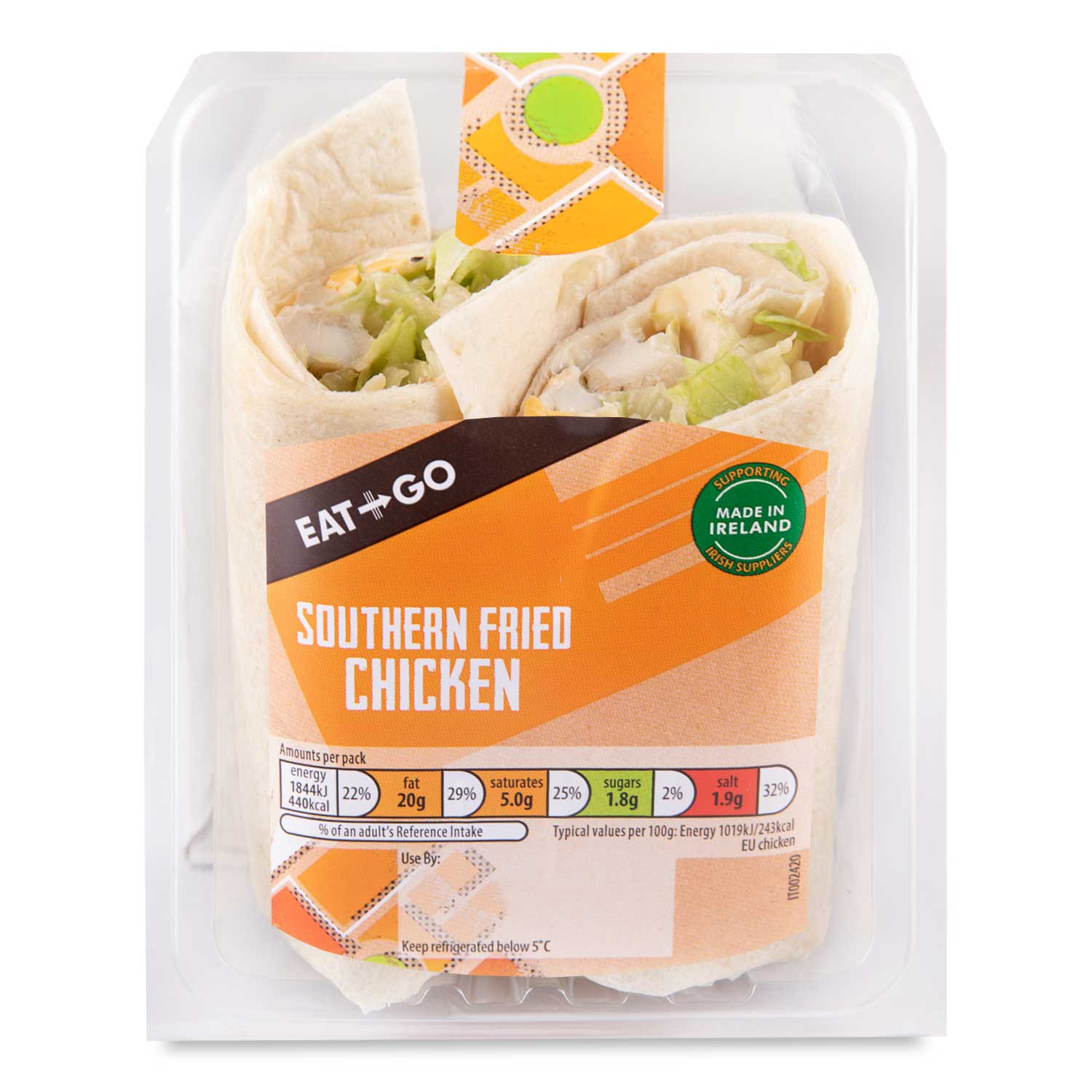 Southern Fried Chicken Wrap 181g Tasty To Go | ALDI.IE