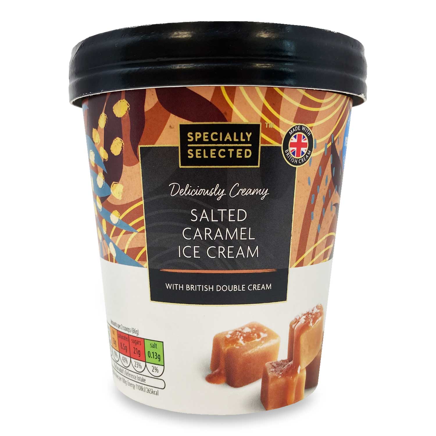 Salted Caramel Ice Cream 400g Specially Selected