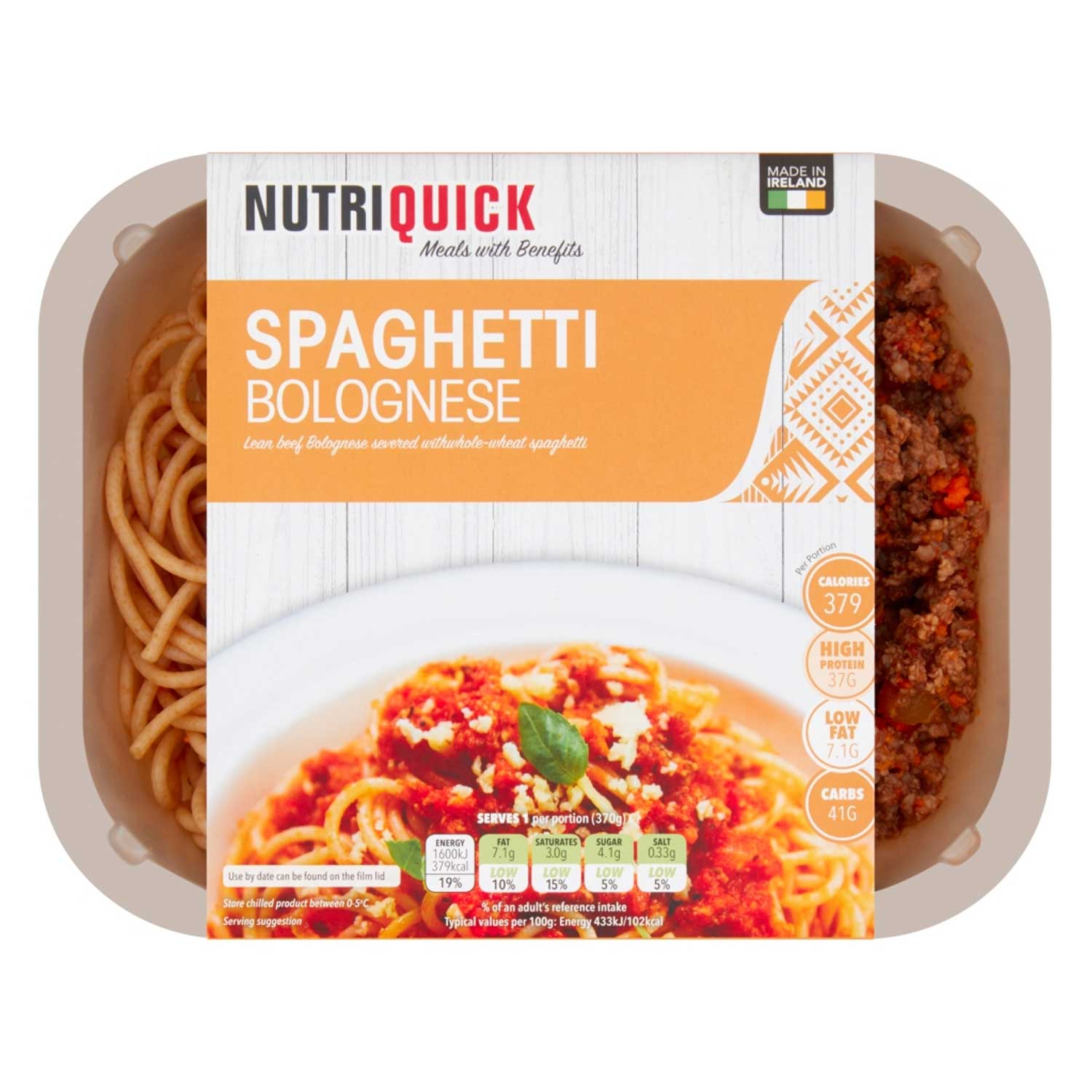 Spaghetti Bolognese 370g Nutriquick 