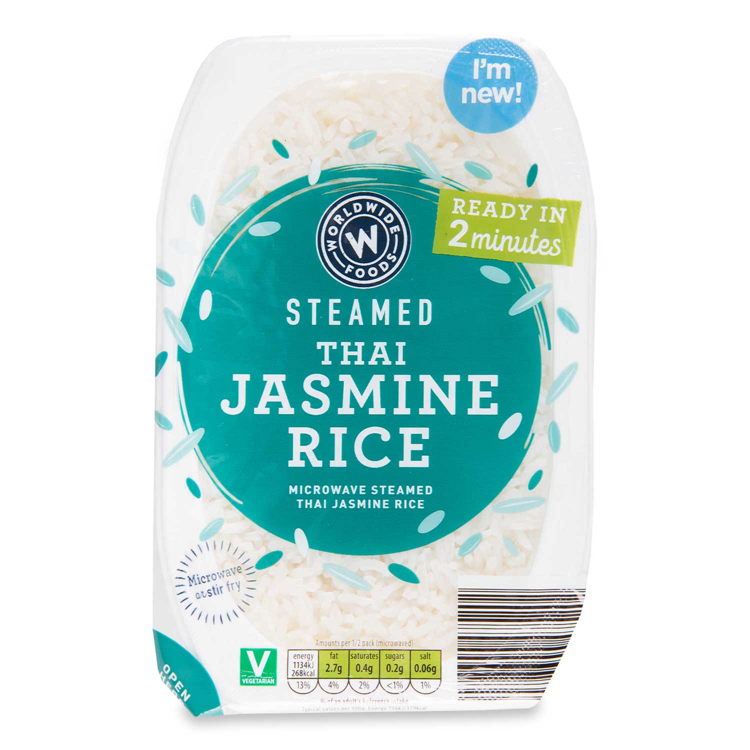 Steamed Thai Jasmine Rice 300g Worldwide Foods ALDI.IE