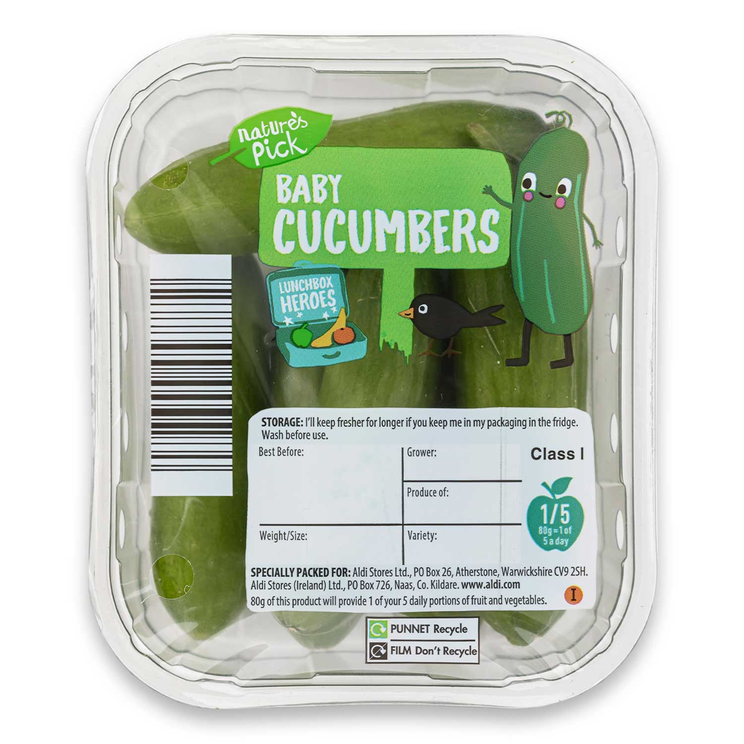 Baby Cucumber 250g Nature's Pick