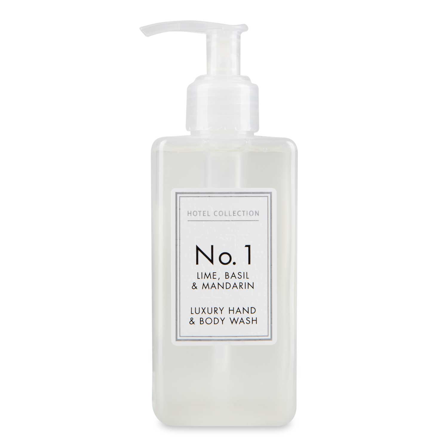 Hotel Collection No.1 Lime, Basil & Mandarin Luxury Hand & Body Wash 250ml Lacura