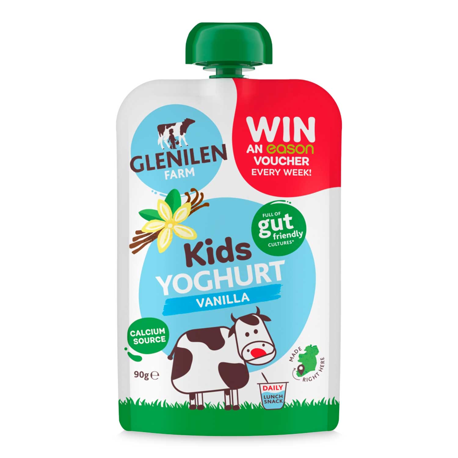 Kids Yoghurt Vanilla 90g Glenilen Farm