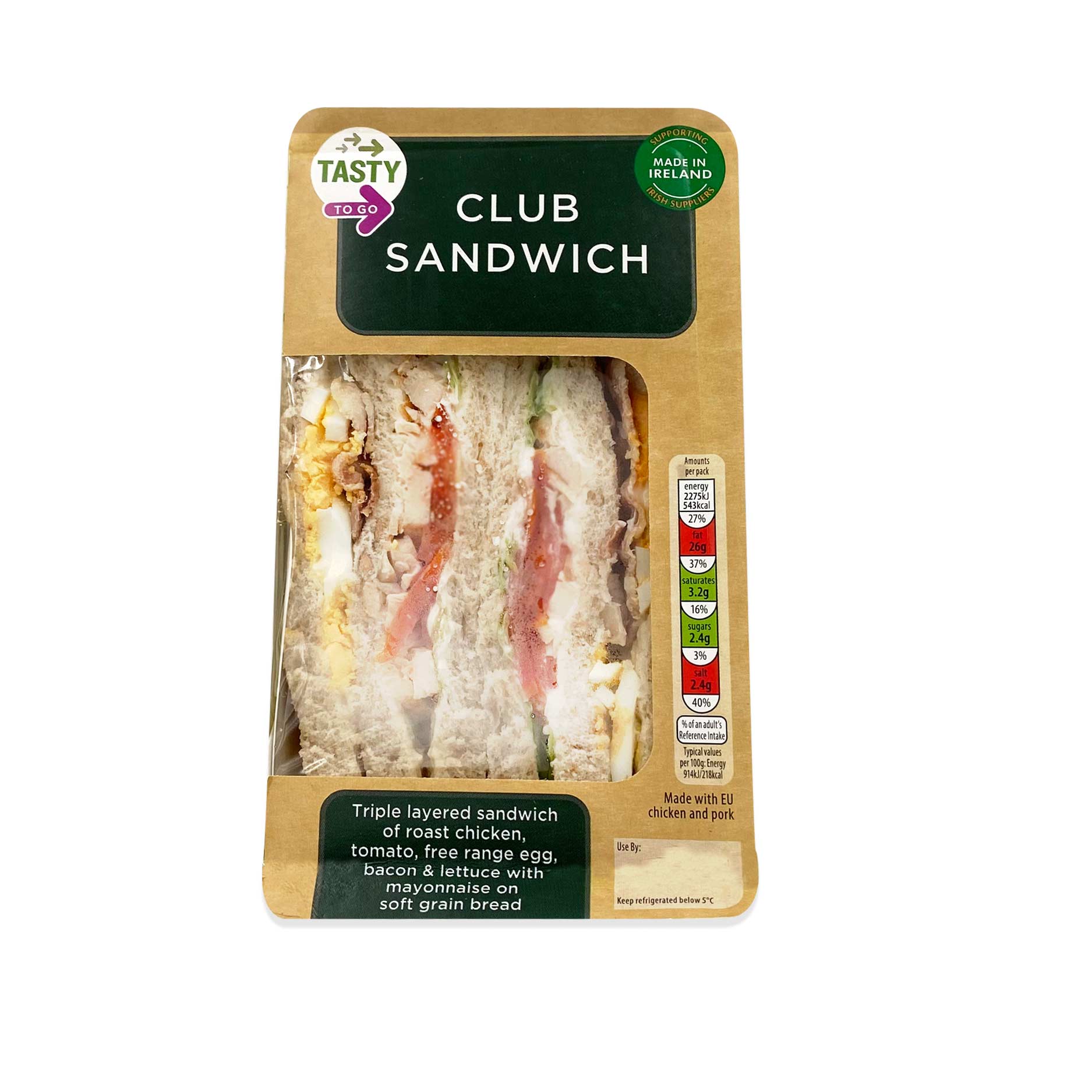 Club Sandwich 249g Tasty To Go | ALDI.IE