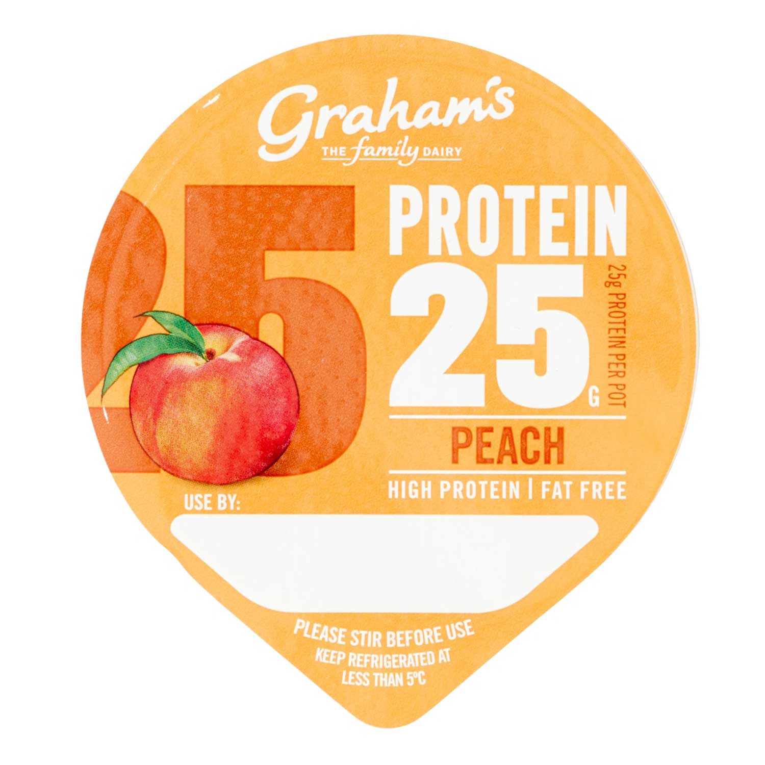 Graham's The Family Dairy 25g Protein Peach Yoghurt 200g | ALDI