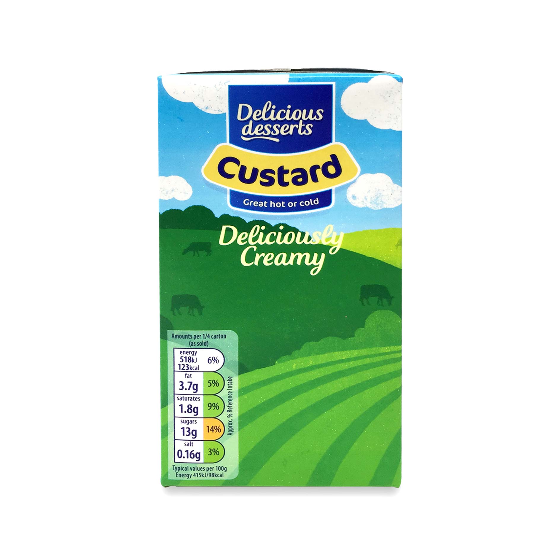 Ready To Serve Custard 500g Delicious Desserts