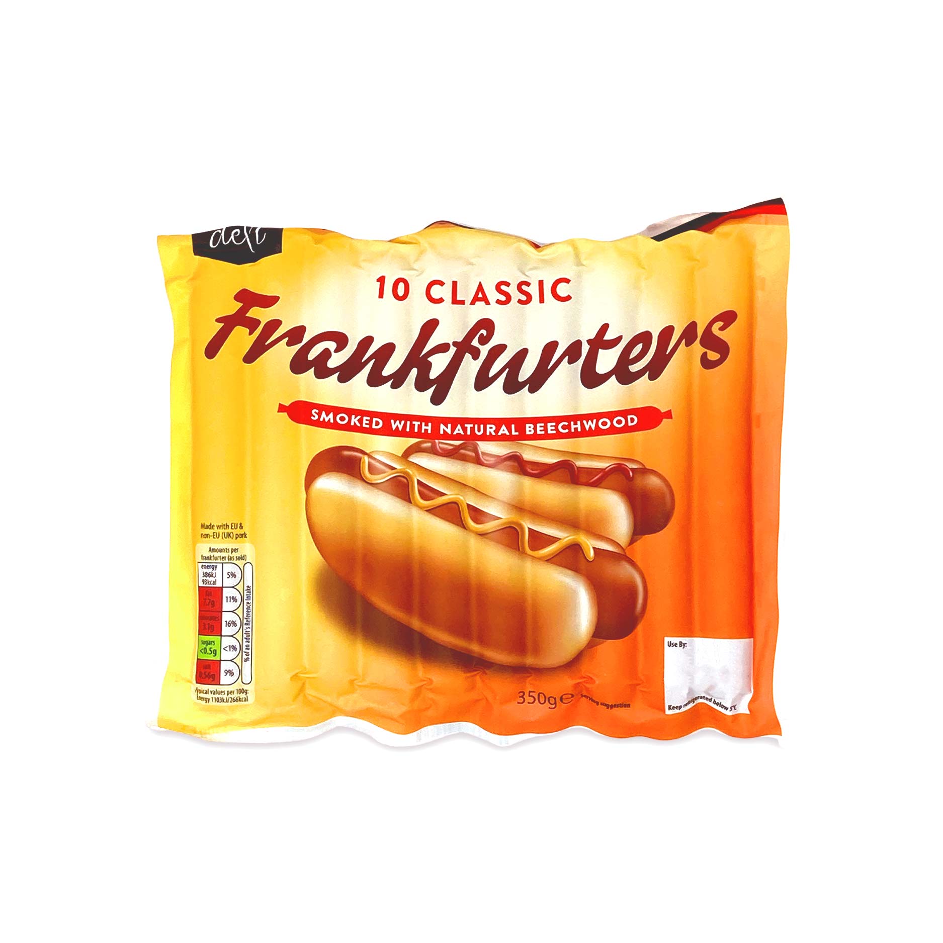 Classic Frankfurters 350g The Deli Aldi Ie