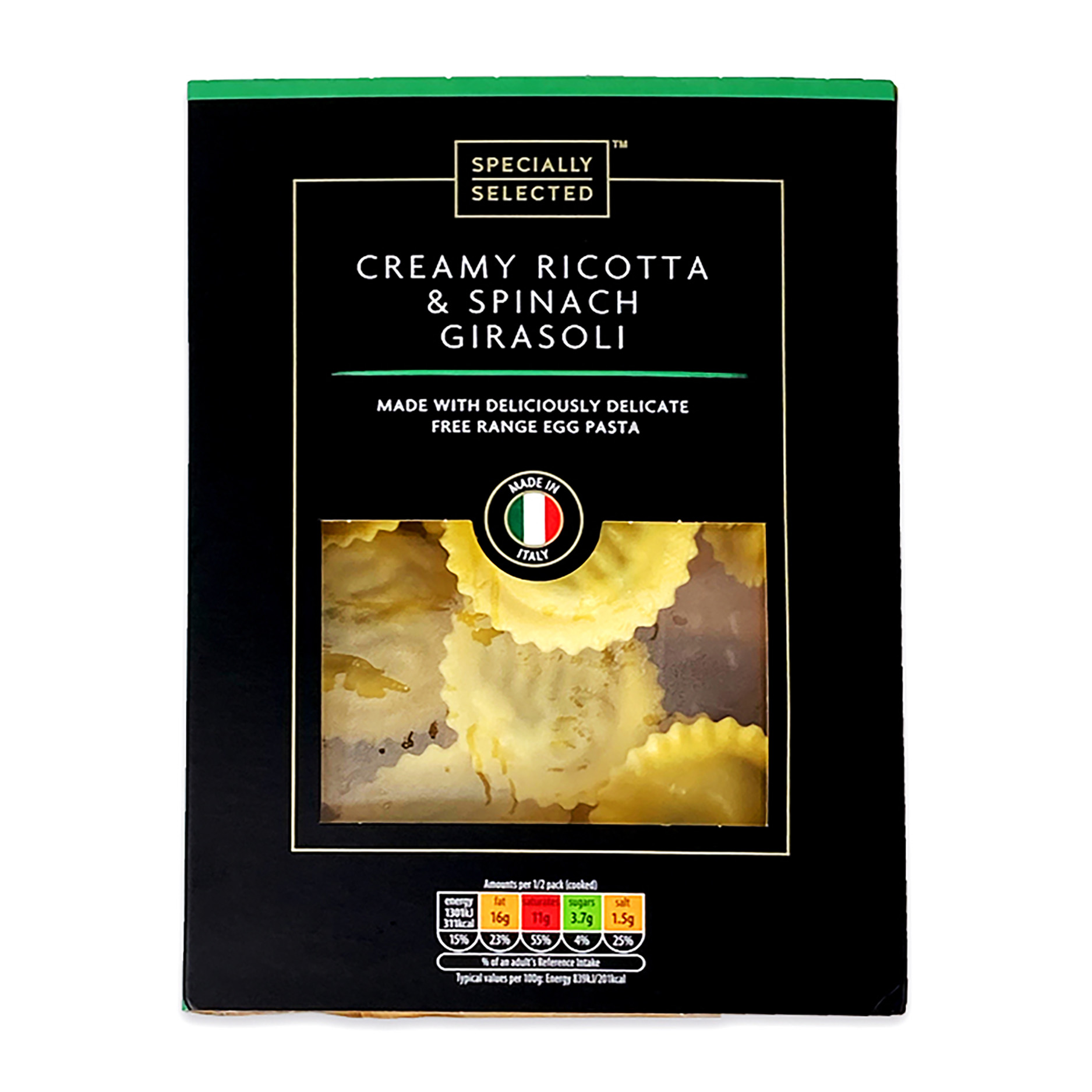 Creamy Ricotta And Spinach Girasoli 250g Specially Selected