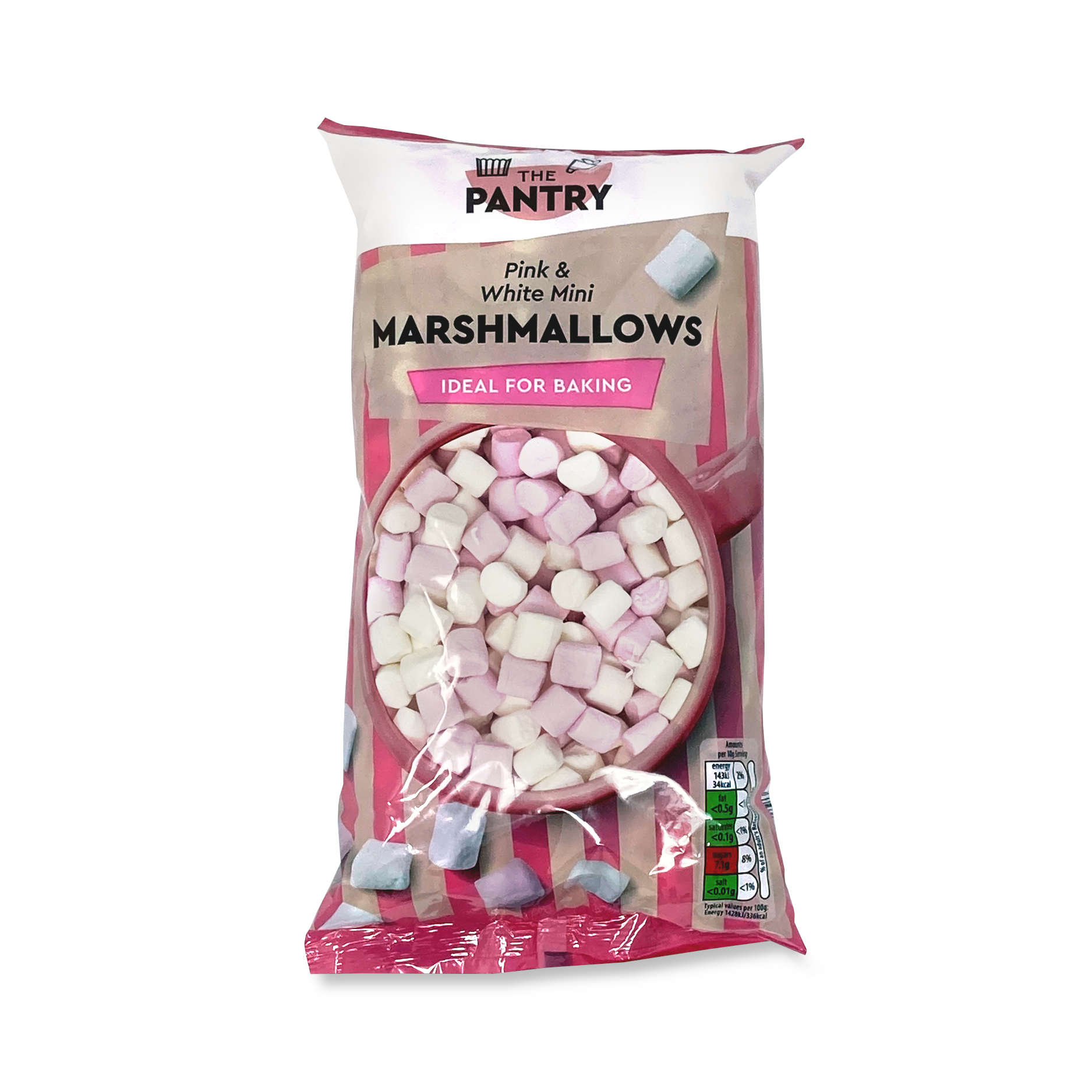 The Pantry Pink & White Mini Marshmallows 180g | ALDI
