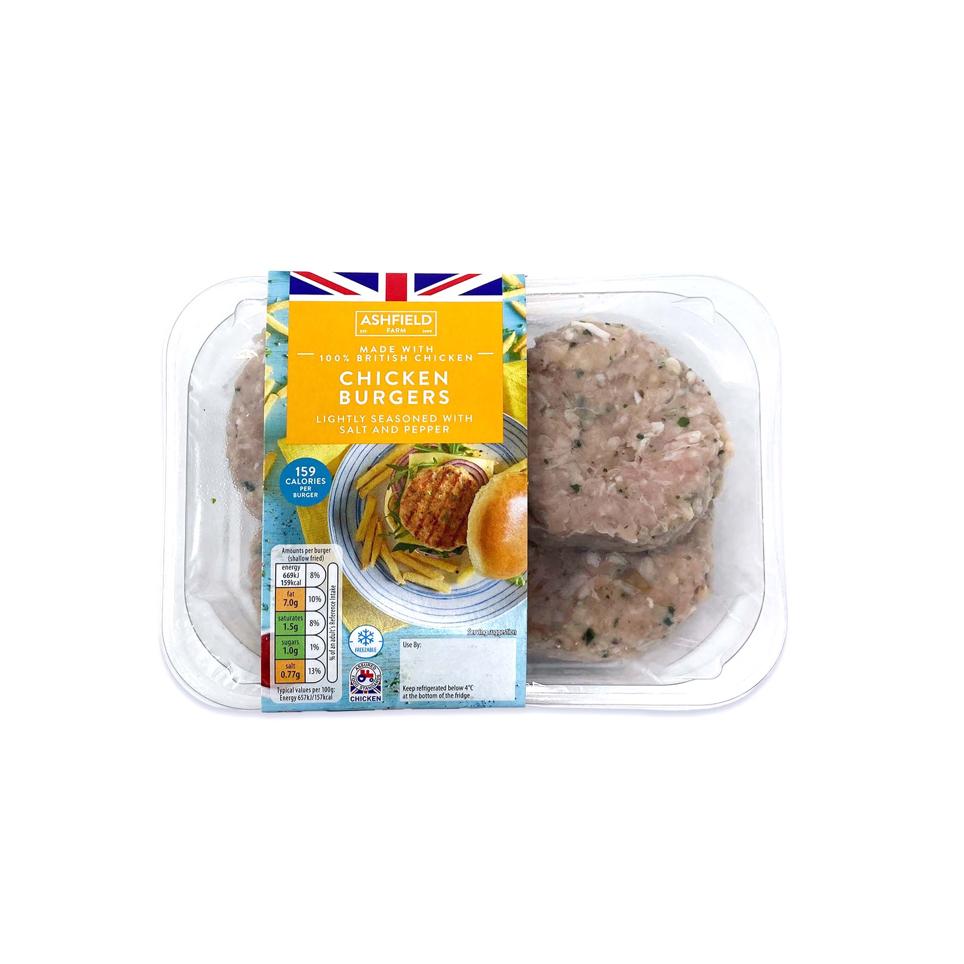 Ashfield Farm Chicken Burgers 454g | ALDI