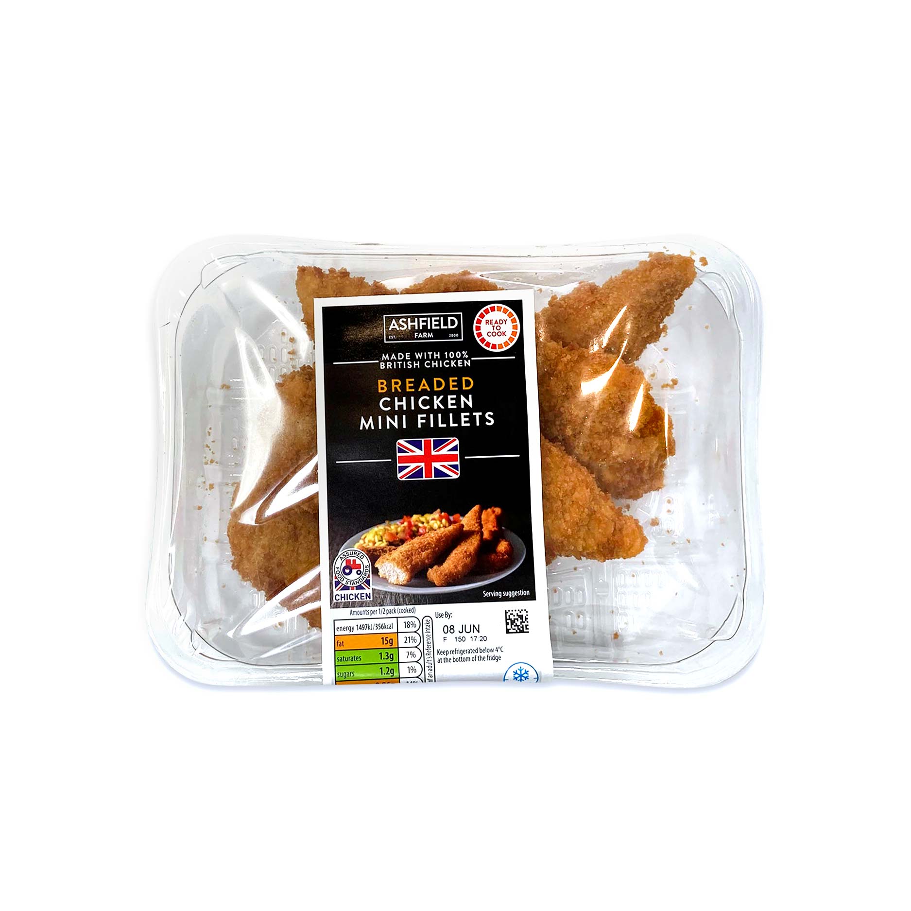 Ashfield Farm Breaded Chicken Mini Fillets 305g ALDI