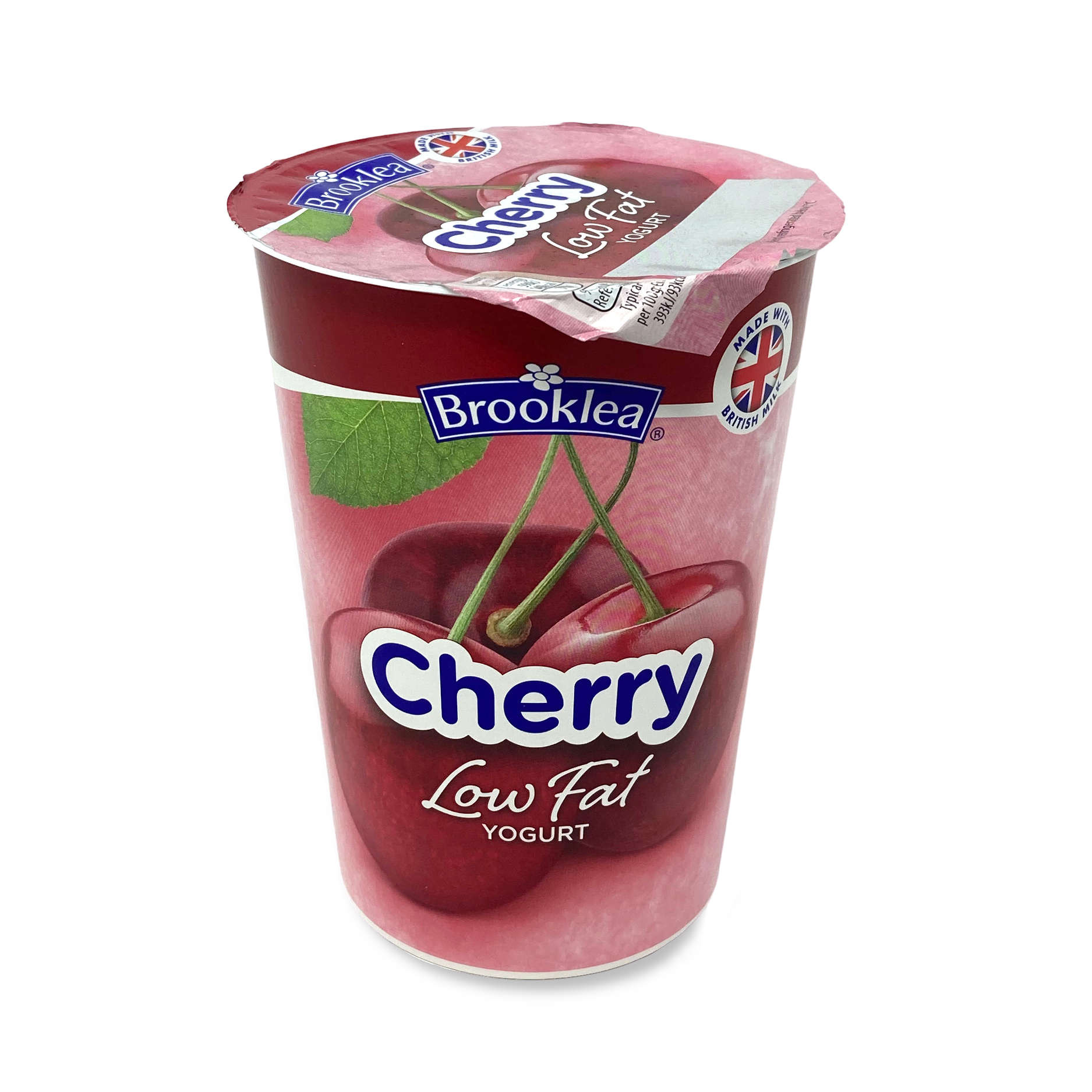 Brooklea Cherry Low Fat Yogurt 450g Aldi