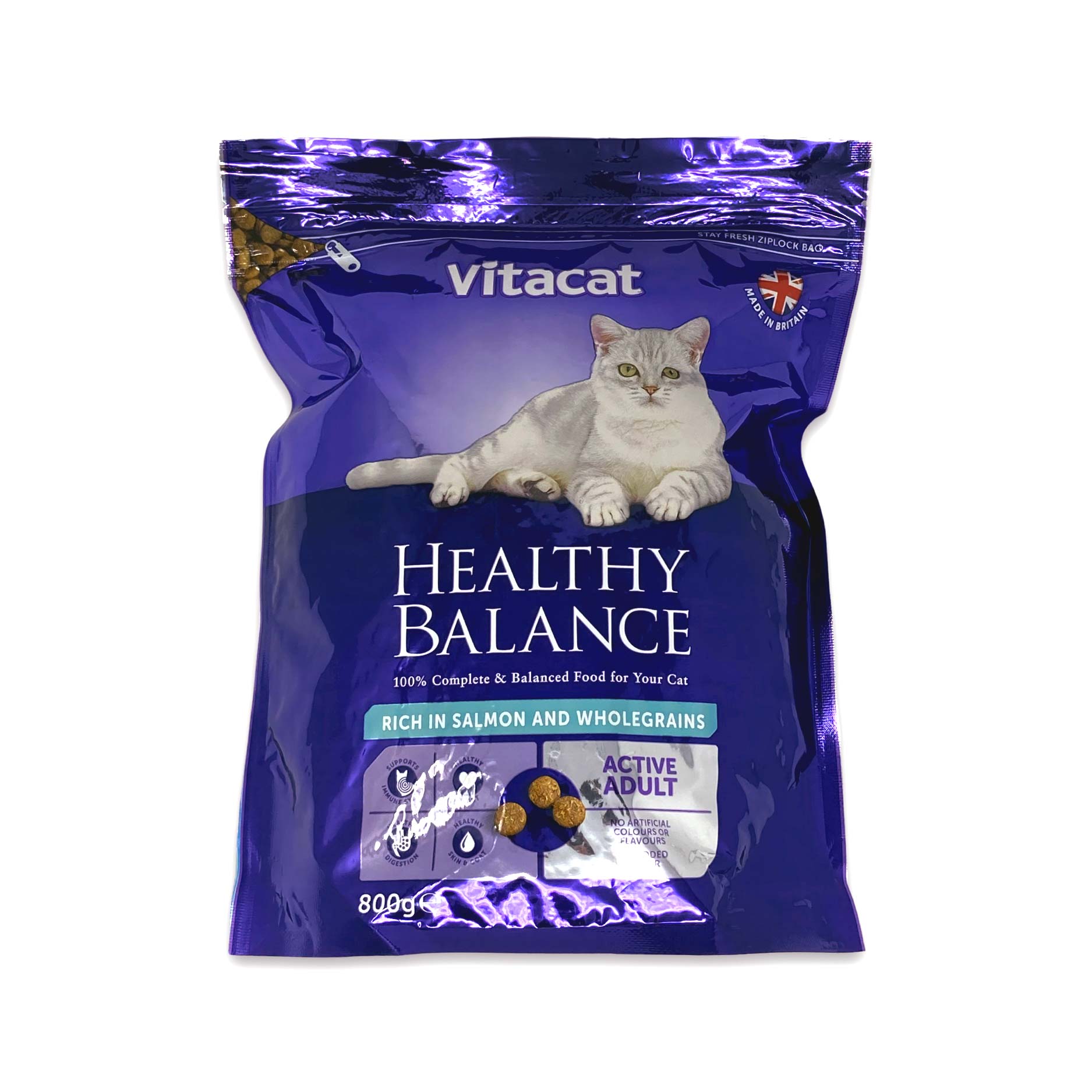 Vitacat Cat  Biscuits Salmon Healthy Balance 800g ALDI