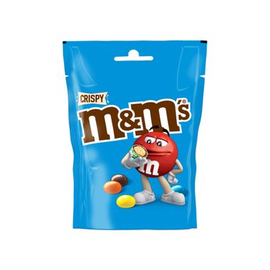 M&M's Crispy Milk Chocolate Bites Pouch Bag 107.0g