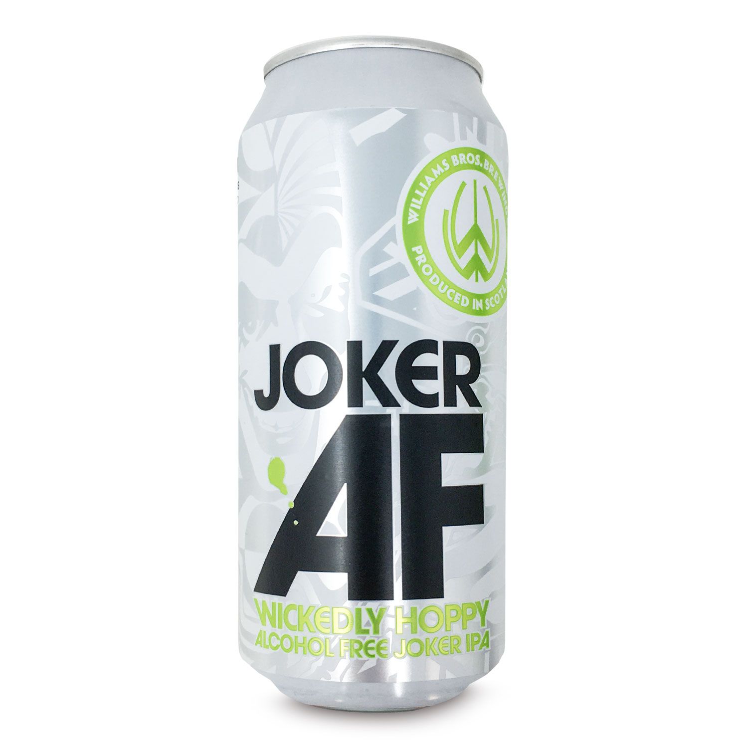 Williams Bros. Brewing Co. Joker Af Wickedly Hoppy Alcohol Free Joker ...