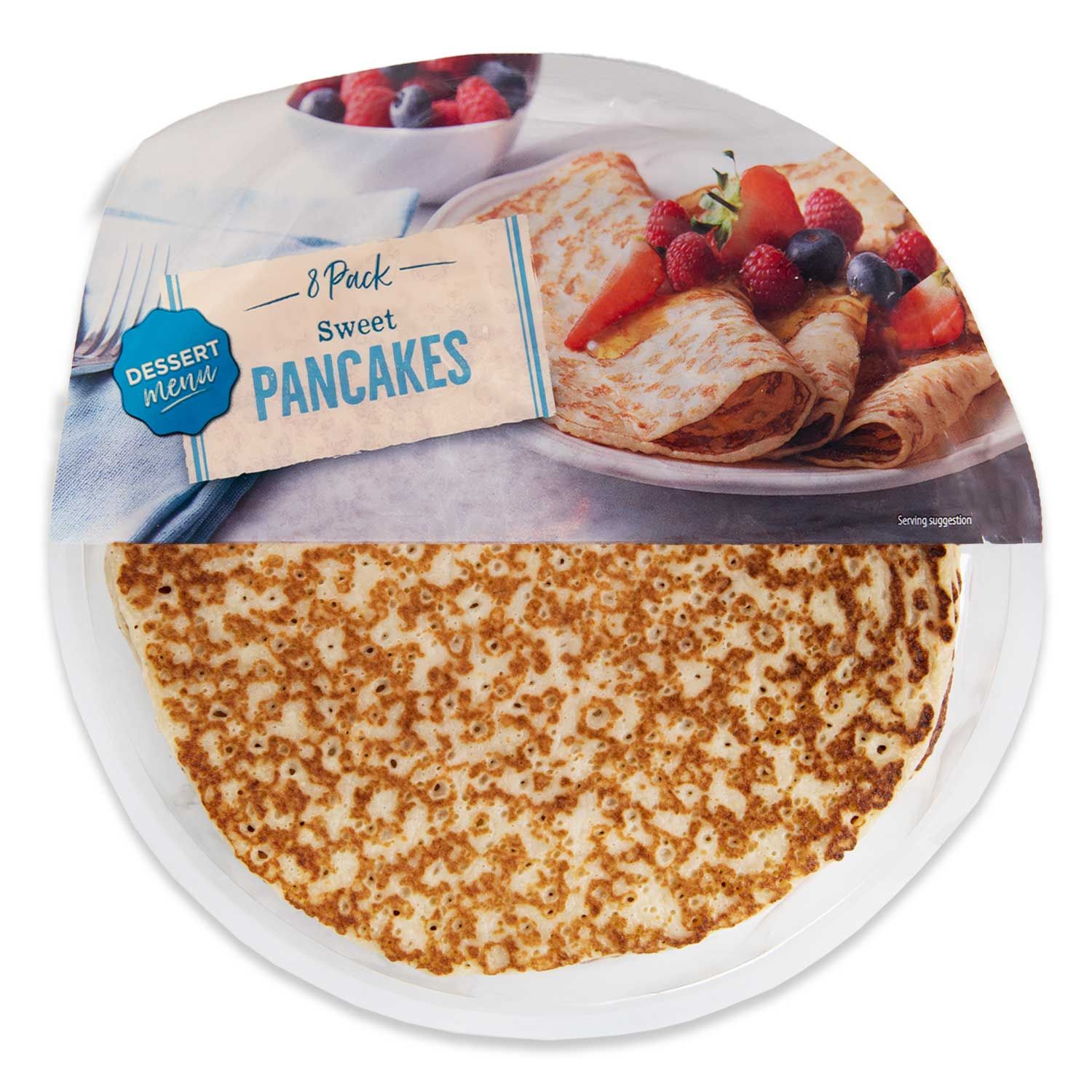 Dessert Menu Sweet Pancakes 500g/8 Pack | ALDI