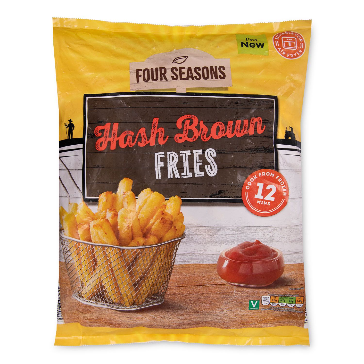 Four Seasons Hash Brown Fries 550g | ALDI