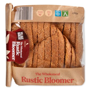 Village Bakery Wholemeal Rustic Bloomer Sliced Bread 400g