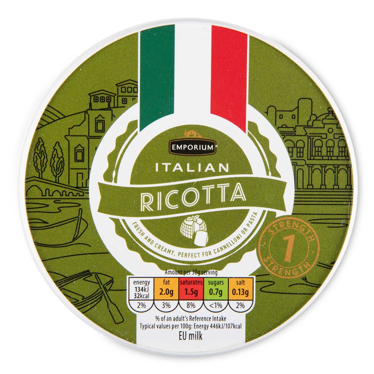 Emporium Italian Ricotta Cheese 250g ALDI