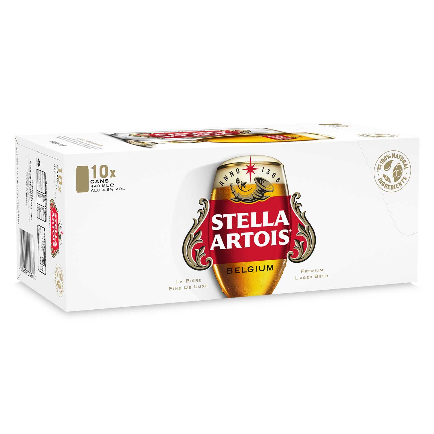 Stella Artois Belgium Premium Lager Beer Cans 10x440ml | ALDI