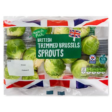 Nature's Pick British Trimmed Brussels Sprouts 200g