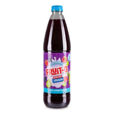 Sun Quench Fruit-o Mixed Fruit Squash No Added Sugar 1l