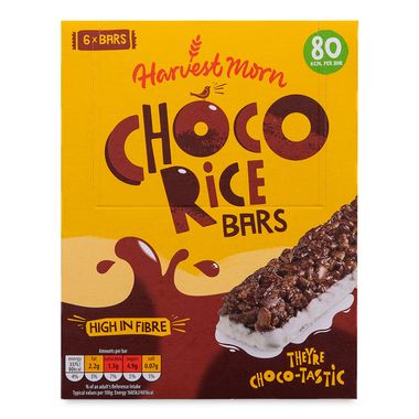 Harvest Morn Choco Rice Cereal Bar 6x20g