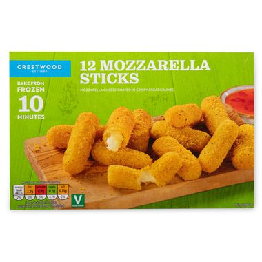 Crestwood Mozzarella Sticks 180g/12 Pack