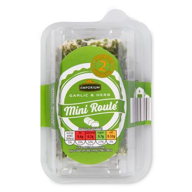 Emporium Mini Roulé With Garlic & Herb 100g