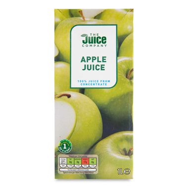 The Juice Company Apple Juice From Concentrate 1l