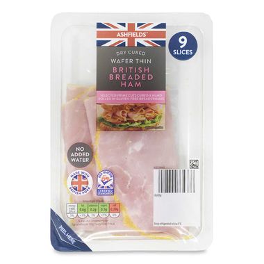 Ashfields British Breaded Ham 120g