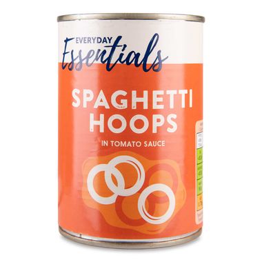 Everyday Essentials Spaghetti Loops In Tomato Sauce 410g