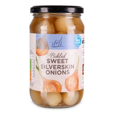 The Deli Pickled Sweet Silverskin Onions 440g (255g Drained)