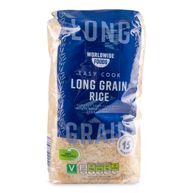 Worldwide Foods Easy Cook Long Grain Rice 1kg